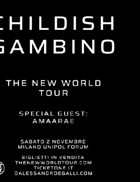 Childish Gambino Live Assago Forum Milano