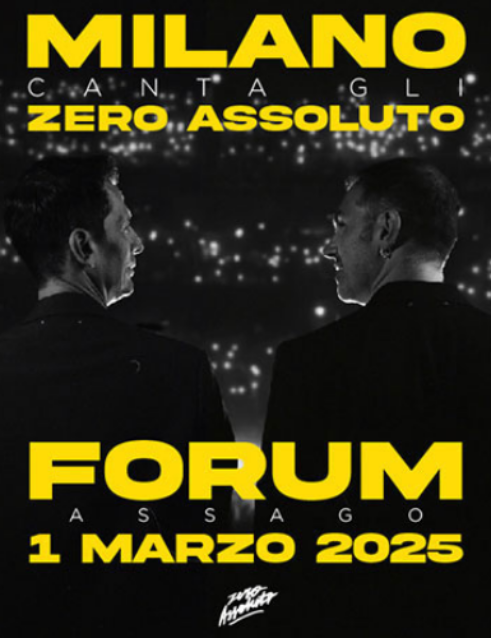 Zero Assoluto Live Assago Forum Milano